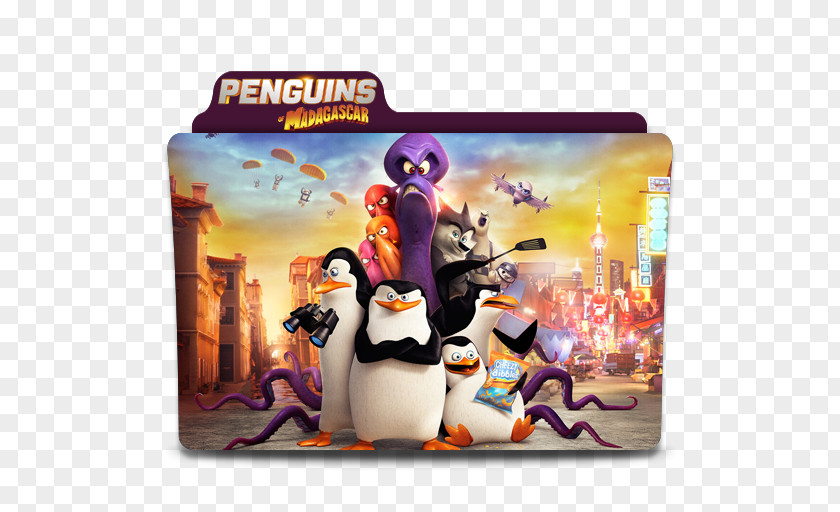 Madagascar Penguins Skipper Film 4K Resolution DreamWorks Animation PNG