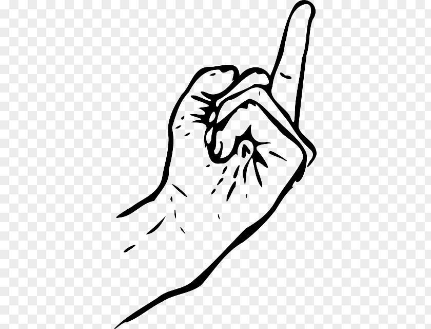 Middle Finger Drawing Digit Illustration PNG