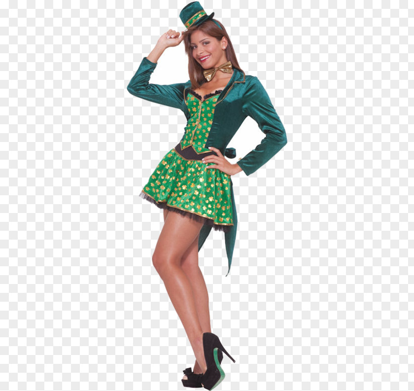 Saint Patrick's Day Costume Party Dress PNG