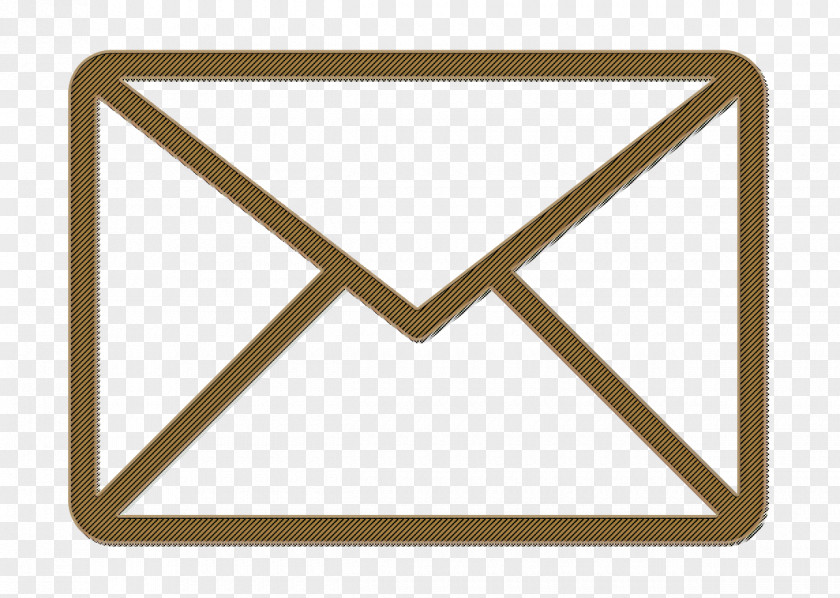 Triangle Web Icon Email Essential Object PNG
