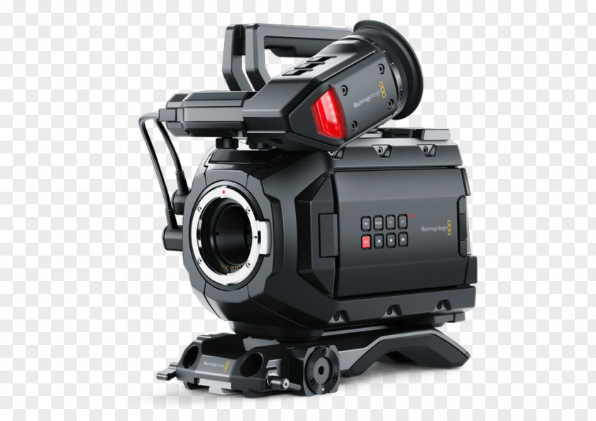 Camera Blackmagic URSA Mini 4.6K Canon EF Lens Mount 4K Design PNG