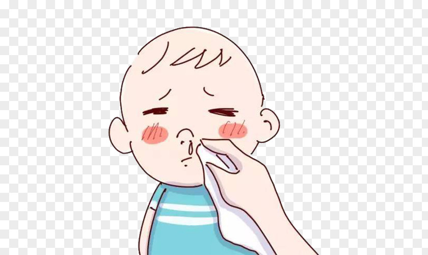 Cartoon Baby Runny Nose Bubble Caccola Rhinorrhea Phlegm PNG