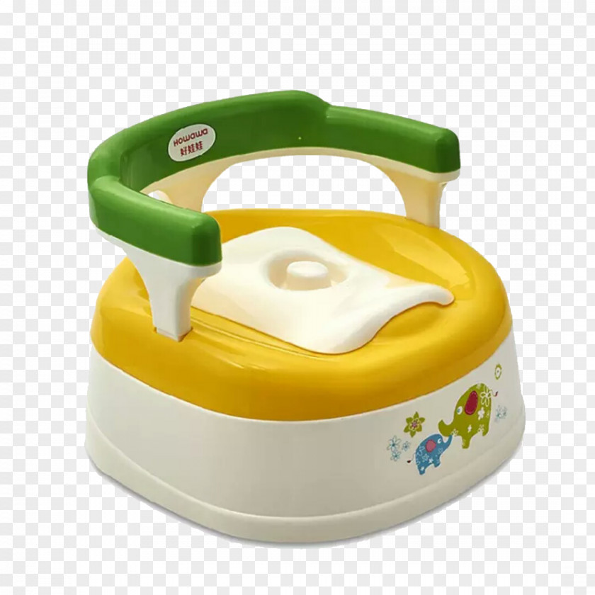Green Yellow Toilet JD.com Child Doll Infant PNG