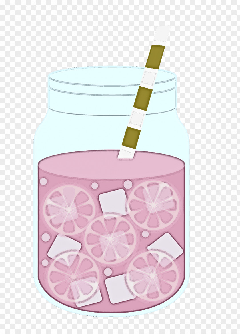 Pink White Pattern Drinkware Heart PNG