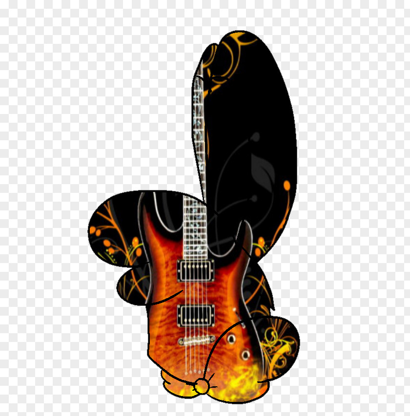 Cartoon Guitar Electric Musical Instruments Acoustic Plucked String Instrument PNG