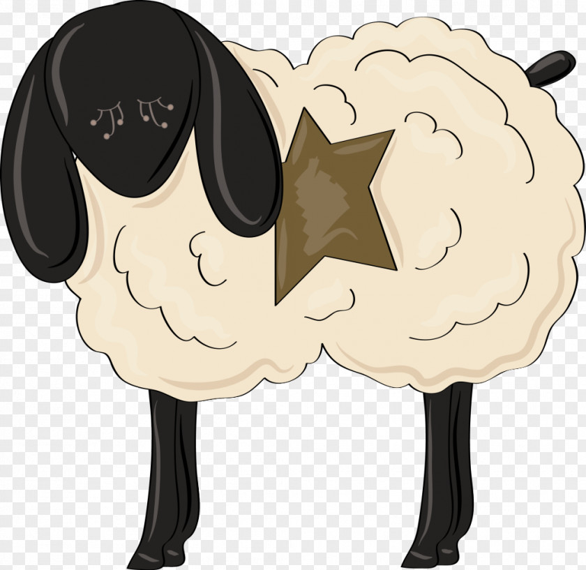 Primitive Sheep Clip Art Image PNG