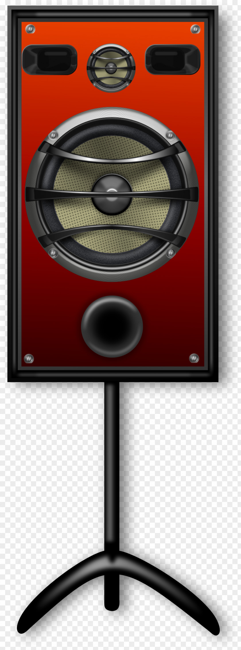 Audio Speakers Loudspeaker Studio Monitor Clip Art PNG