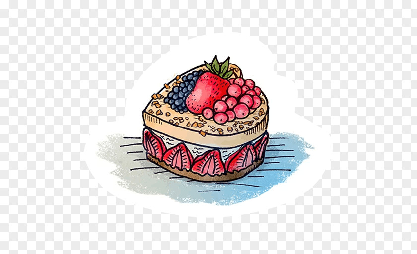 Chocolate Cake Torte Sticker Telegram PNG