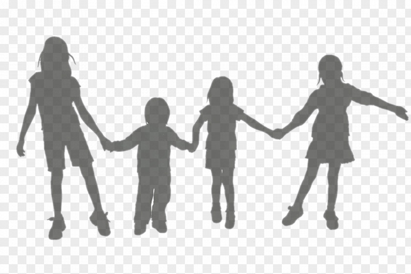 Family Silhouette Holding Hands Child Clip Art Vector Graphics PNG