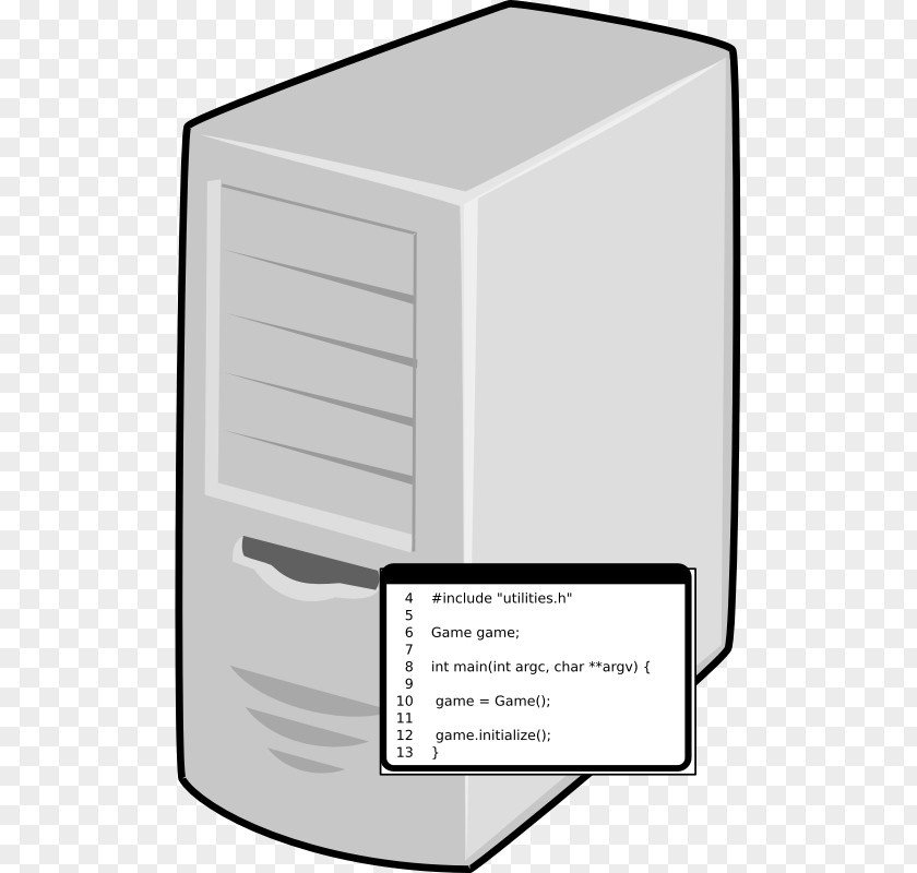 Computer Clip Art Servers Source Code Software PNG