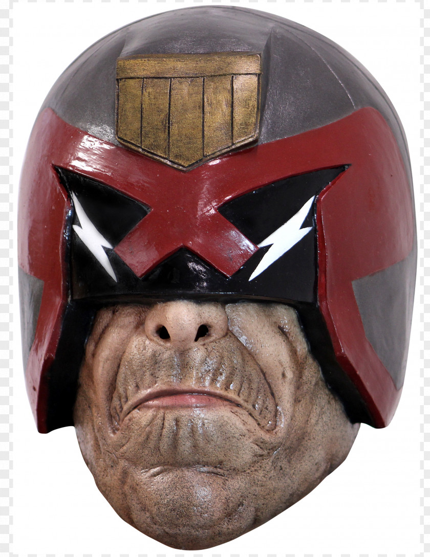 Judge Dredd Mask Halloween Costume Party PNG