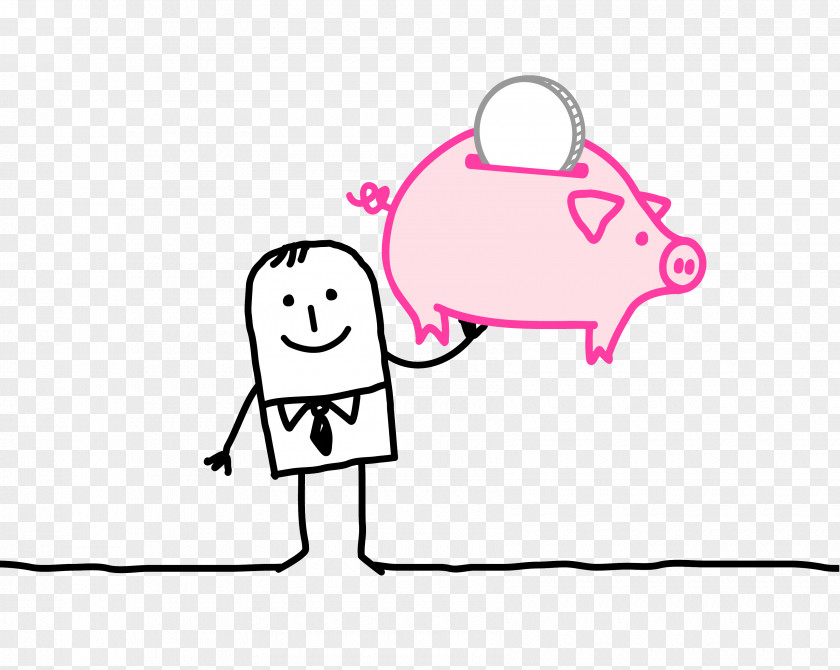Piggy Bank Saving Coin PNG