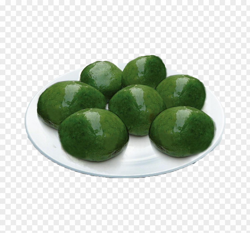 Plate Of Green Dumplings Dango Qingtuan Tangyuan Dumpling PNG