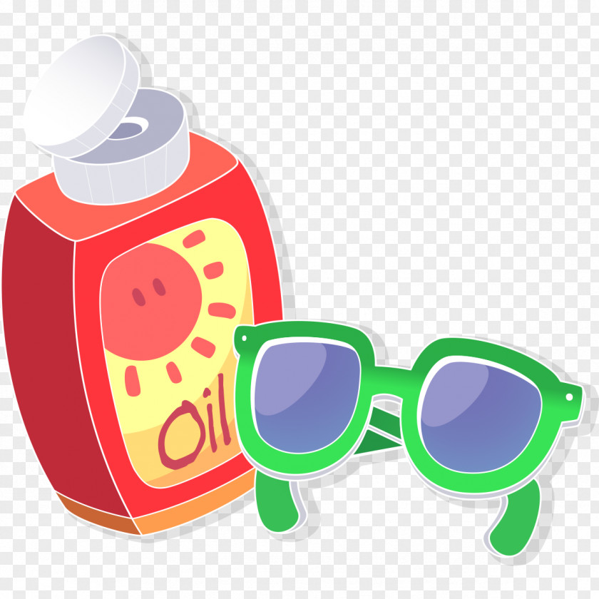 Green Sunglasses Goggles PNG