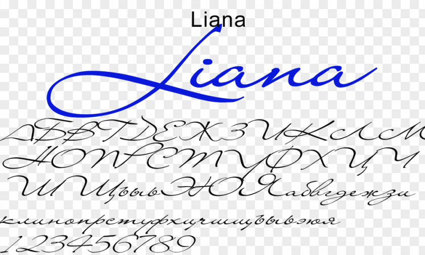 Liana Handwriting Script Typeface X Font Server Calligraphy PNG