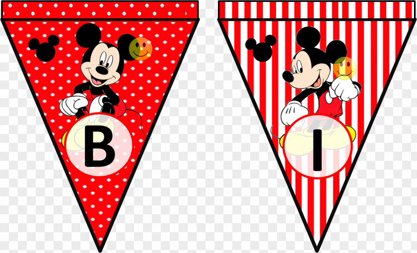 Mickey Mouse Minnie Printing Text PNG