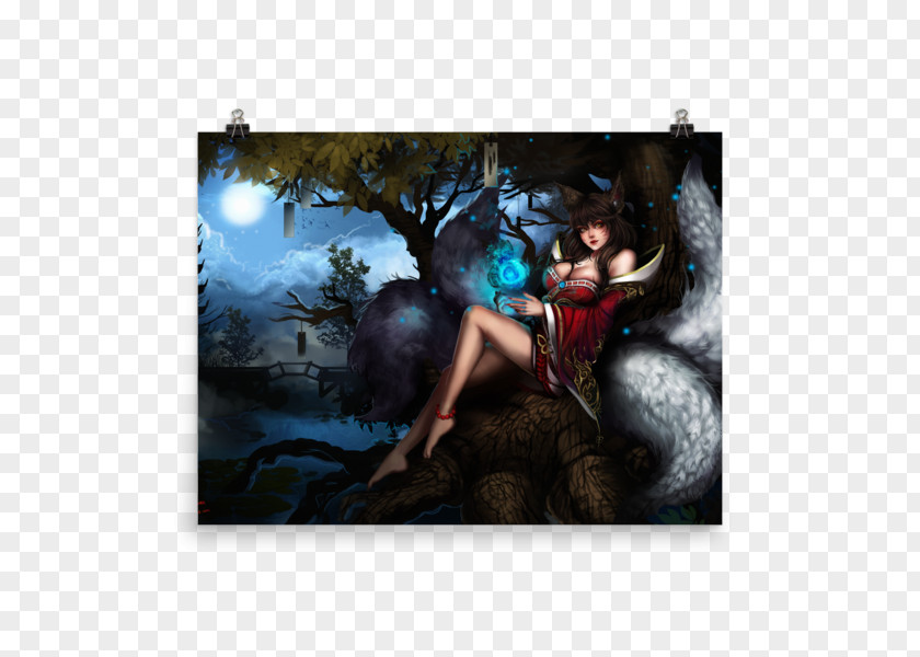 Nine Tailed Fox League Of Legends Ahri Nine-tailed Fan Art Monster Hunter Frontier G PNG