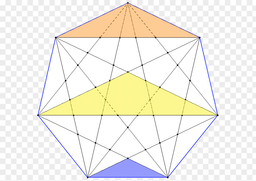 Sacred Geometry Triangle Point Symmetry Pattern PNG