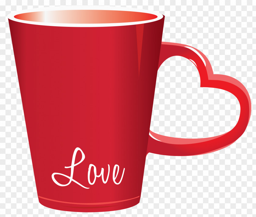 I Love You Cup Heart Clip Art PNG