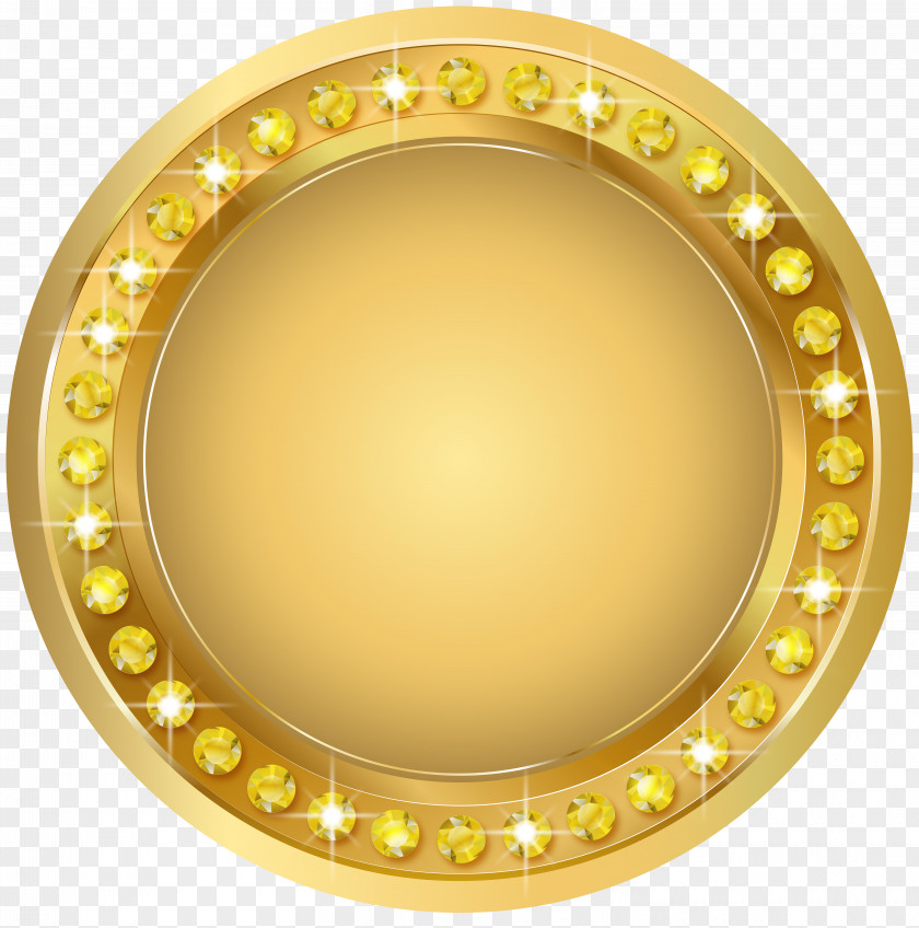 Seal Gold Transparent Clip Art Image PNG