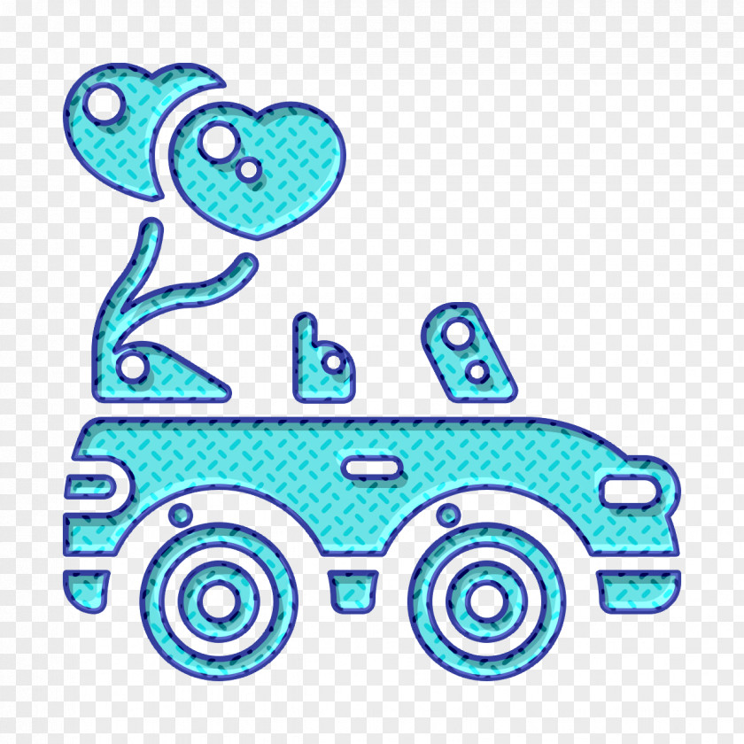 Wedding Car Icon Love And Romance PNG