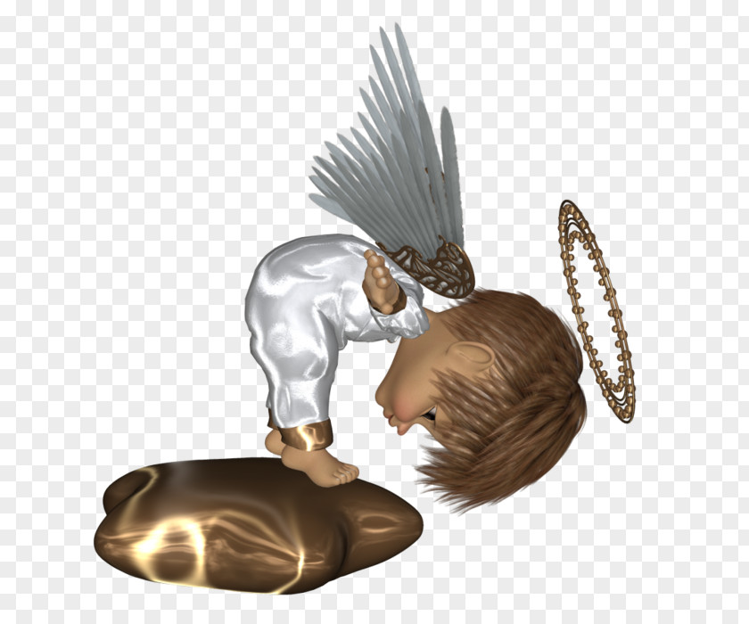 Angel Baby Toy Slime Fairy Figurine Polymer PNG