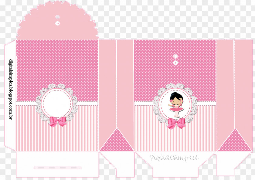 Ballet Paper Printing Dancer Box PNG