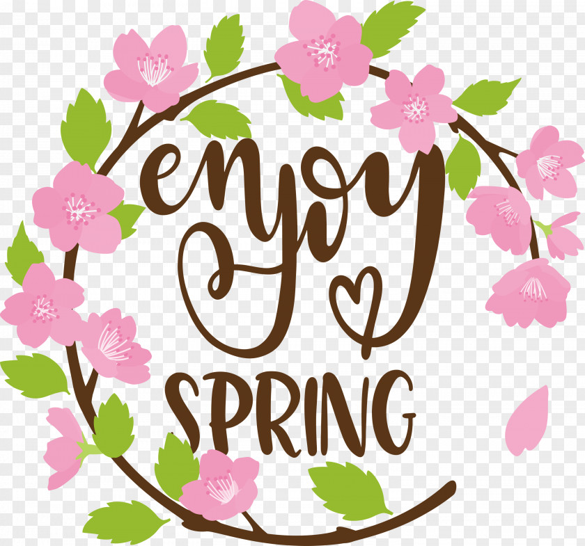 Enjoy Spring PNG