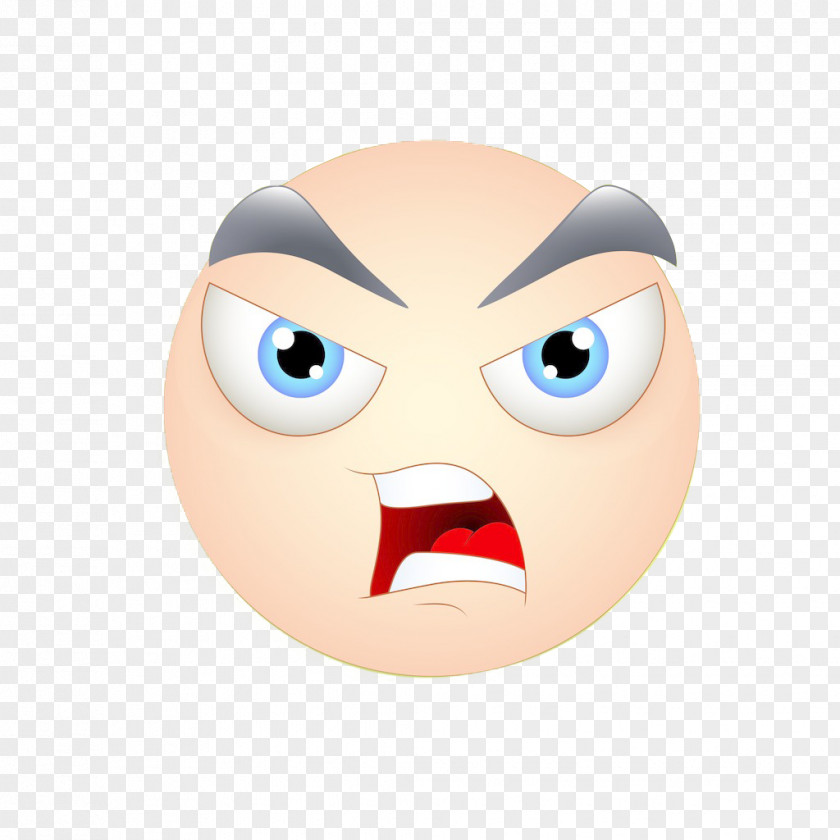 Free To Pull Crazy Expression Material Eye Facial Face Anger PNG