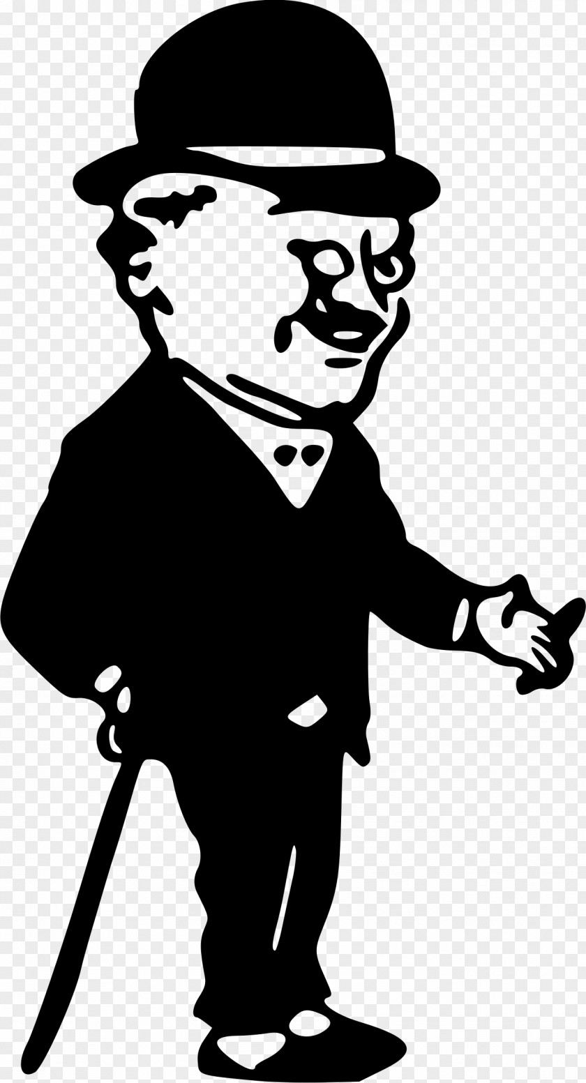 Hat Man In Bowler Top Clip Art PNG