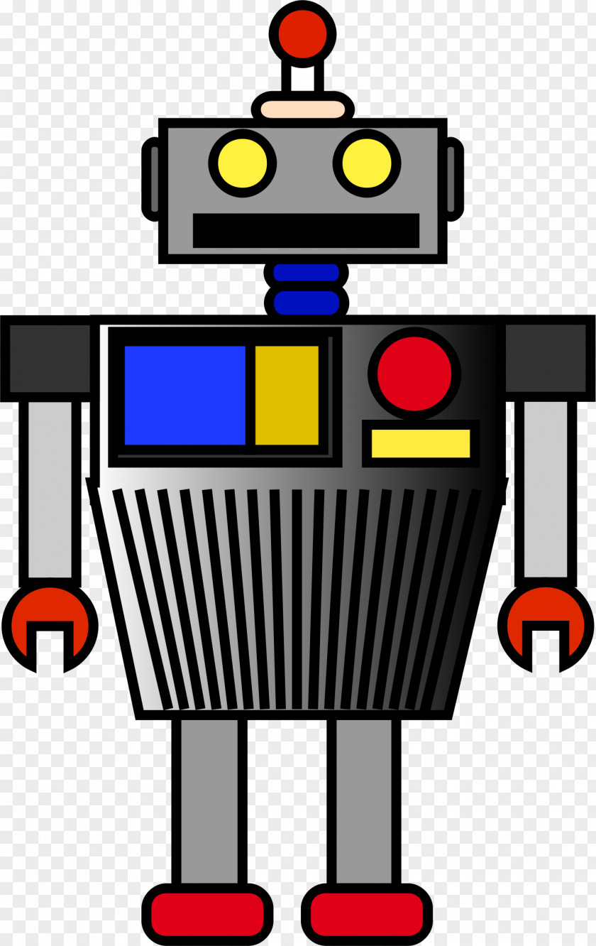 Robot Line Work Of Art Clip PNG