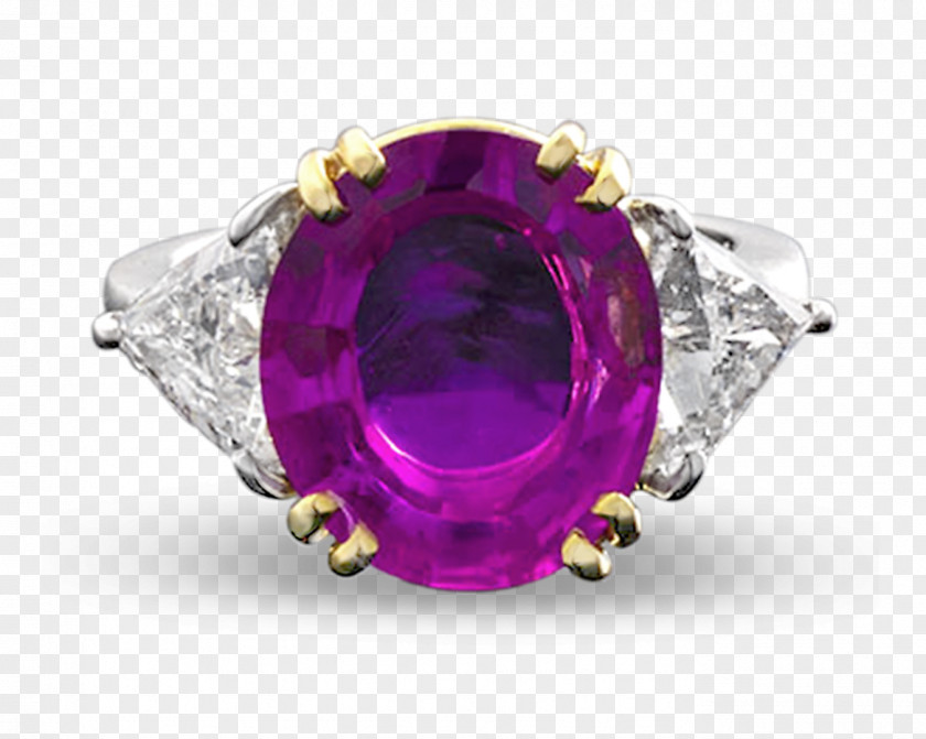 Sapphire Amethyst Engagement Ring Ruby PNG