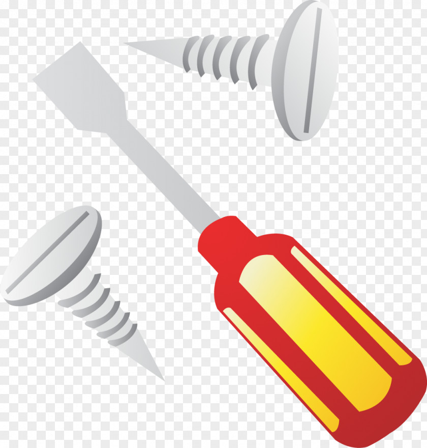 Vector Painted Screwdriver Vecteur Computer File PNG