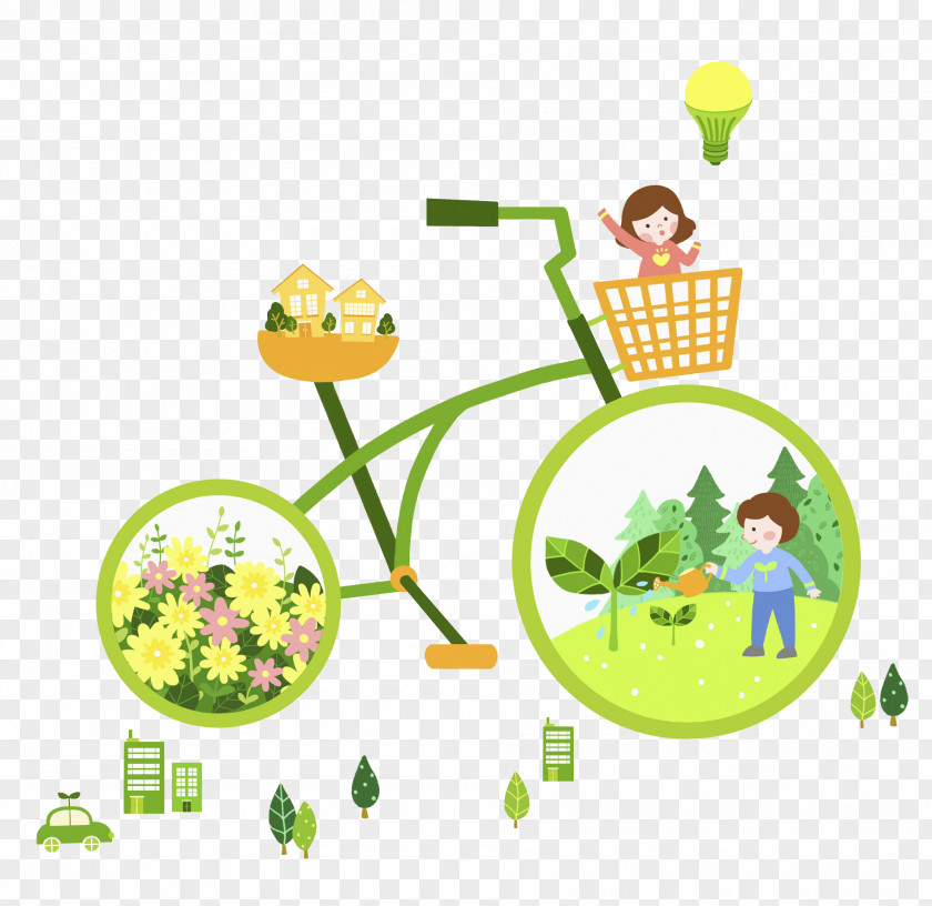 Bike Kids Bicycle Material Illustration PNG