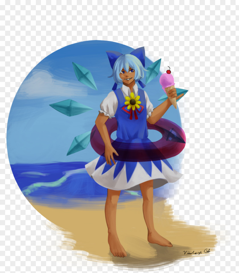 Cirno Touhou Project Strength Art Illustration PNG
