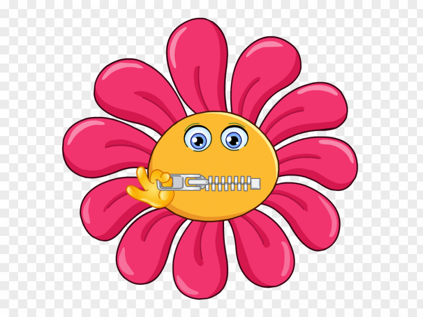 Zip Your Mouth Flower Royalty-free Drawing Clip Art PNG