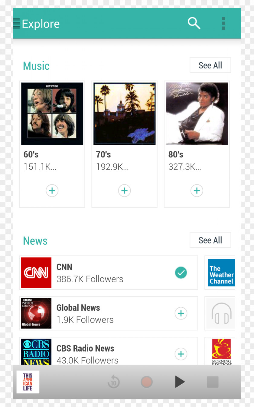 Android TuneIn Download Radio PNG