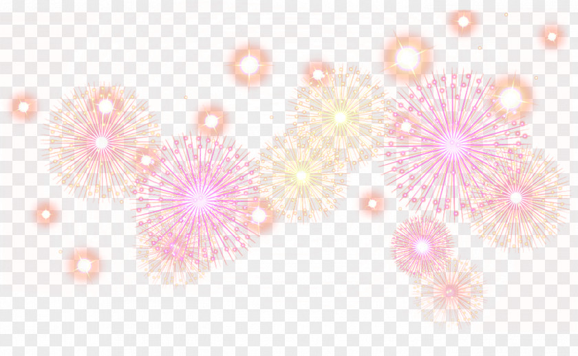 Cute Pink Fireworks Image Computer Pattern PNG
