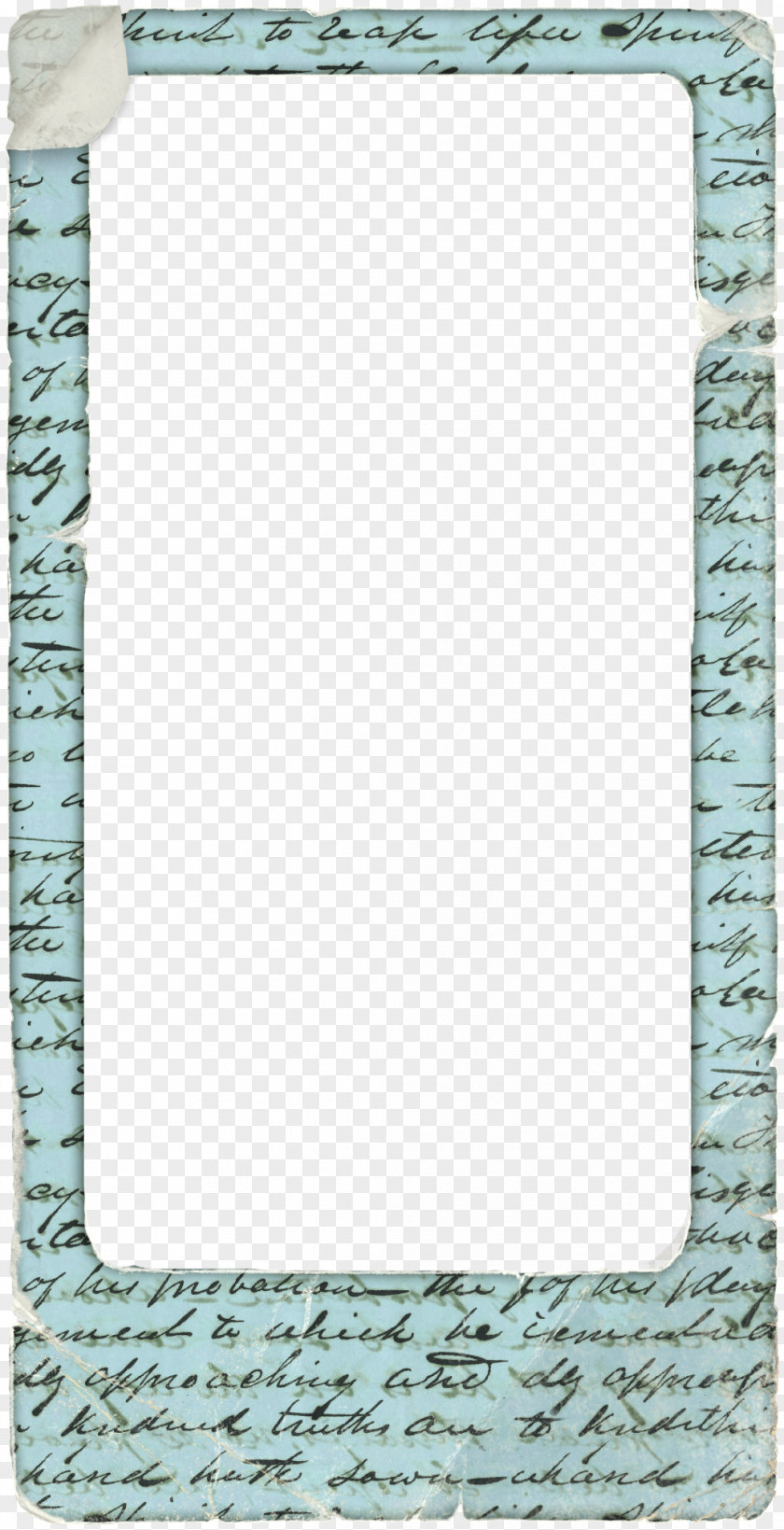 Literary Blue Frame Literature Picture PNG