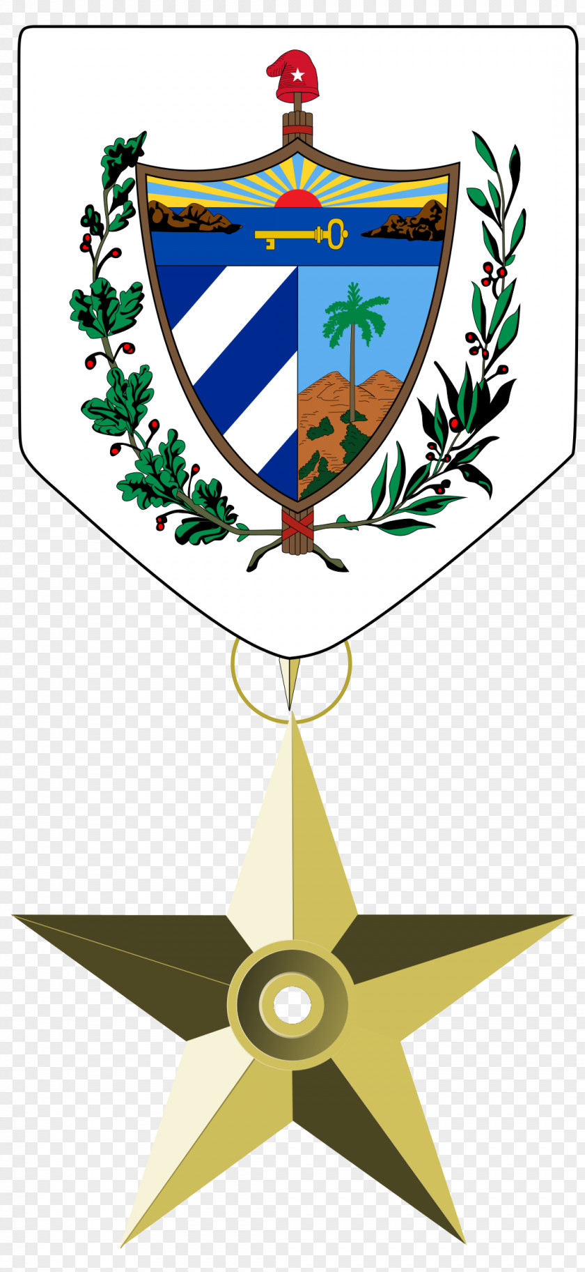 Cuba Coat Of Arms Flag National Emblem PNG