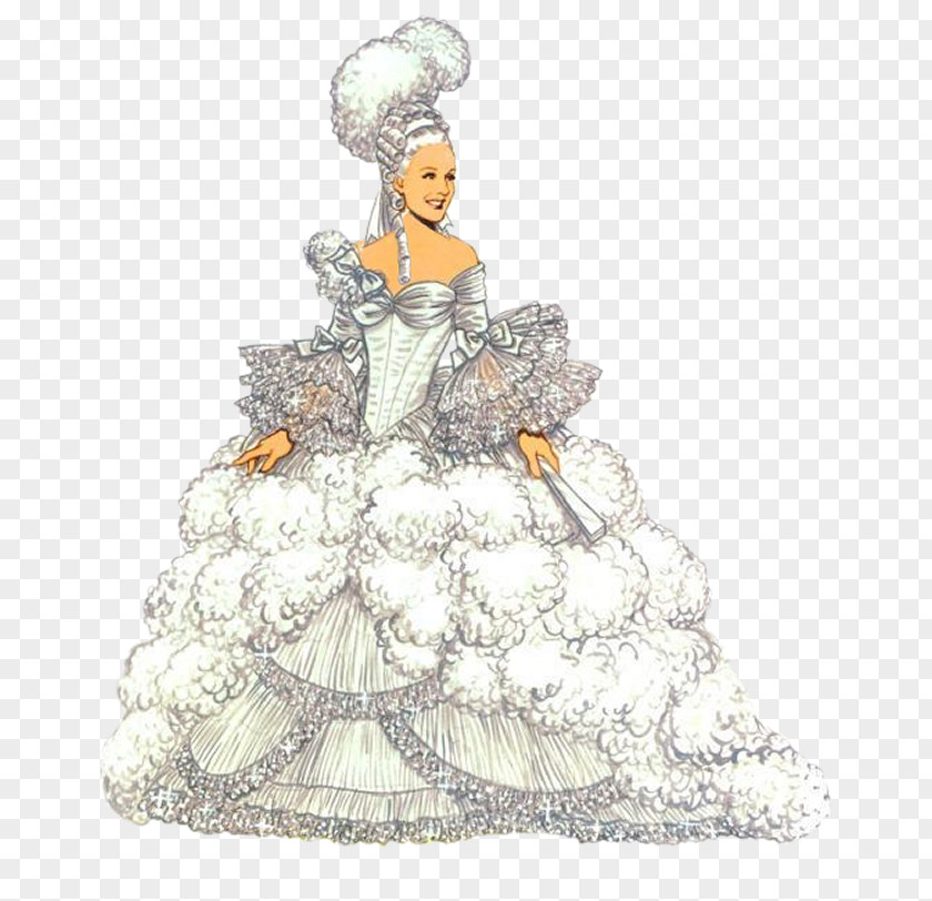 MARIE ANTOINETTE Costume Design Gown PNG