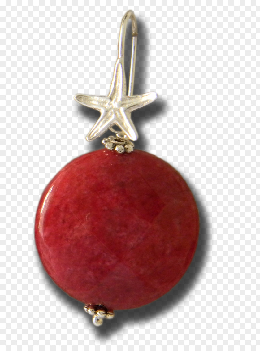 Stella Marina Ruby Locket Christmas Ornament Body Jewellery PNG