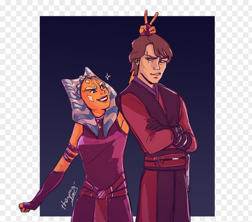 Ahsoka Clone Wars Tano Anakin Skywalker Star PNG