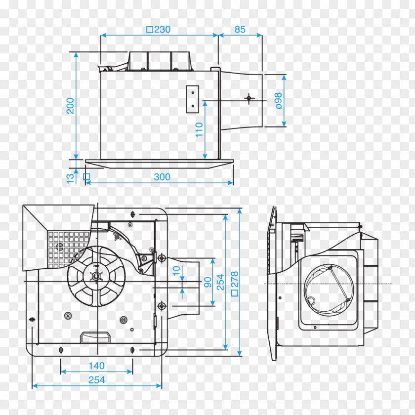 Design Engineering Drawing Technical Fan PNG