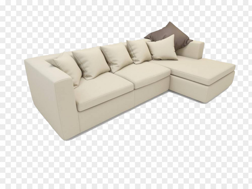European Simple Double Sofa Bed Couch Photography PNG
