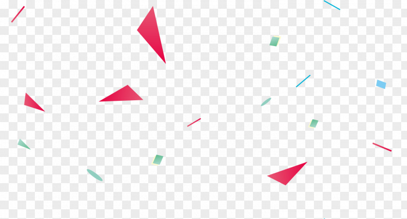 Floating Triangle Designer Petal PNG