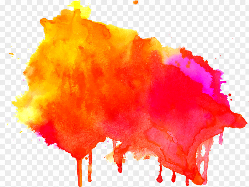 Ink Watercolor Effect PNG