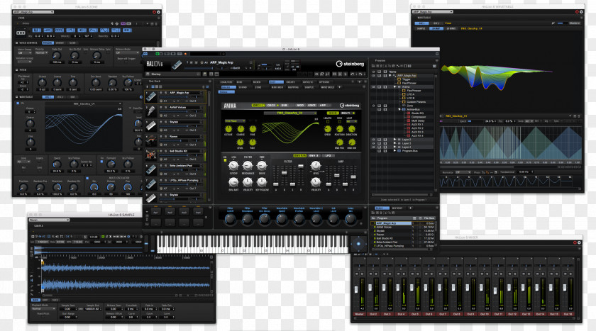 Musical Instruments Computer Software Virtual Studio Technology HALion Steinberg Synthesizer PNG