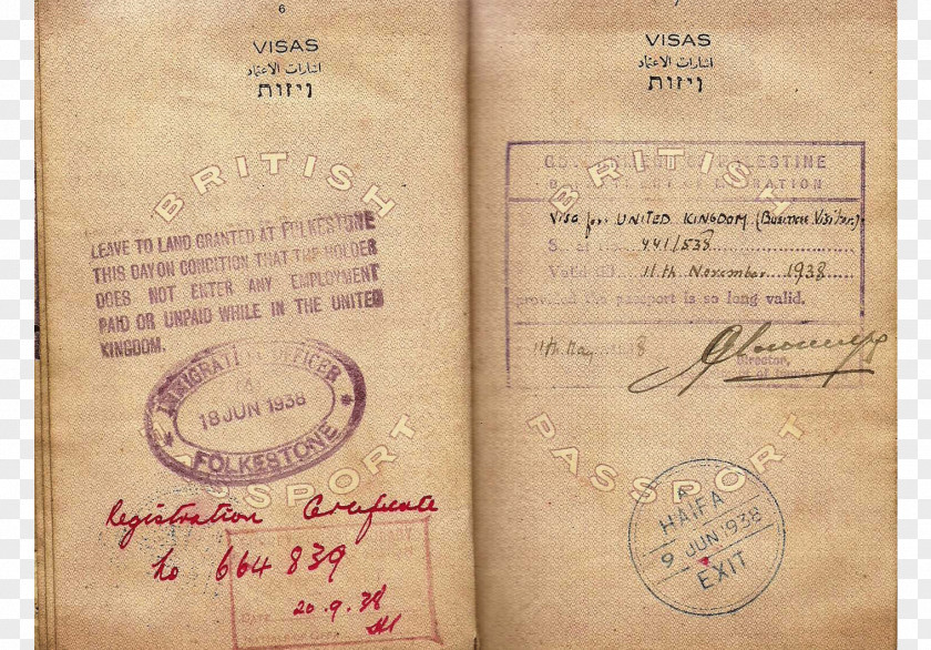 Passport United States Document Second World War Paper PNG