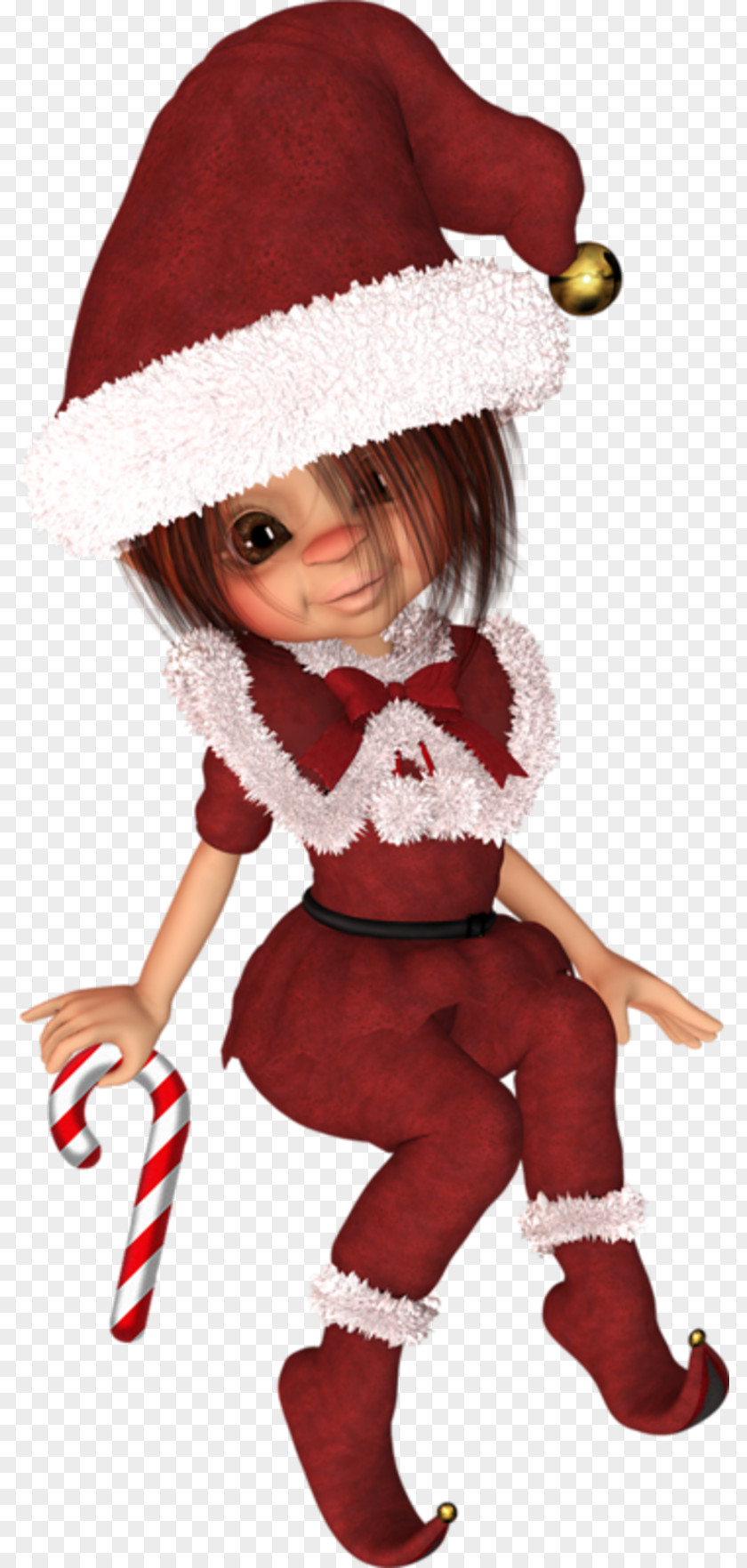 Santa Claus Christmas Ornament Doll Cookie PNG